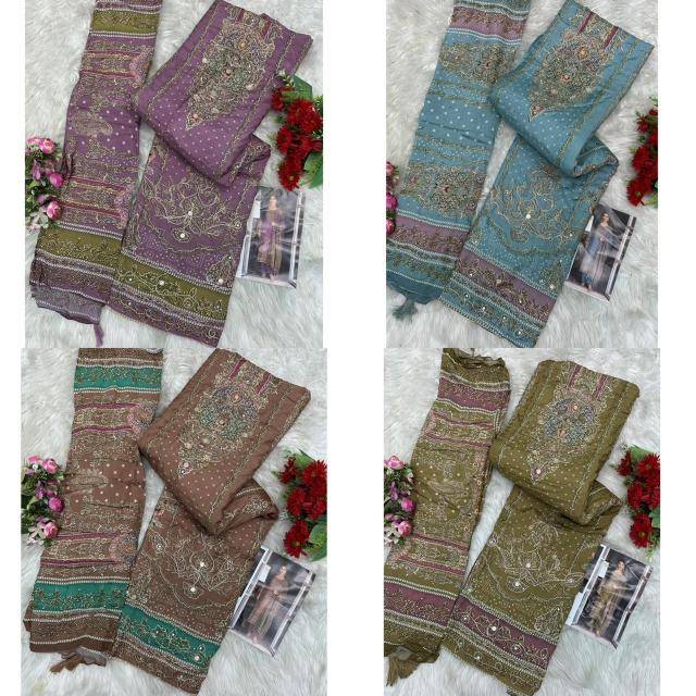 Amrutvela AT173 Dress material suppliers in Pune